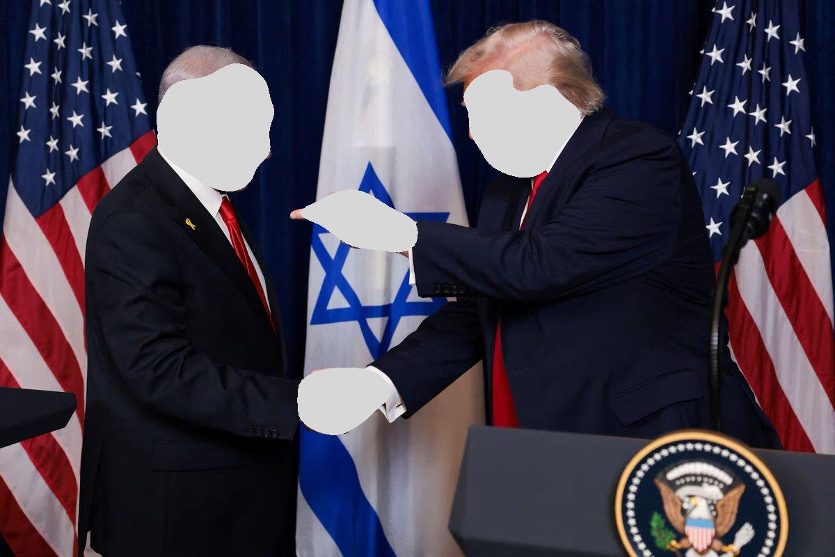 Photo from tweet — leaders at White House meeting